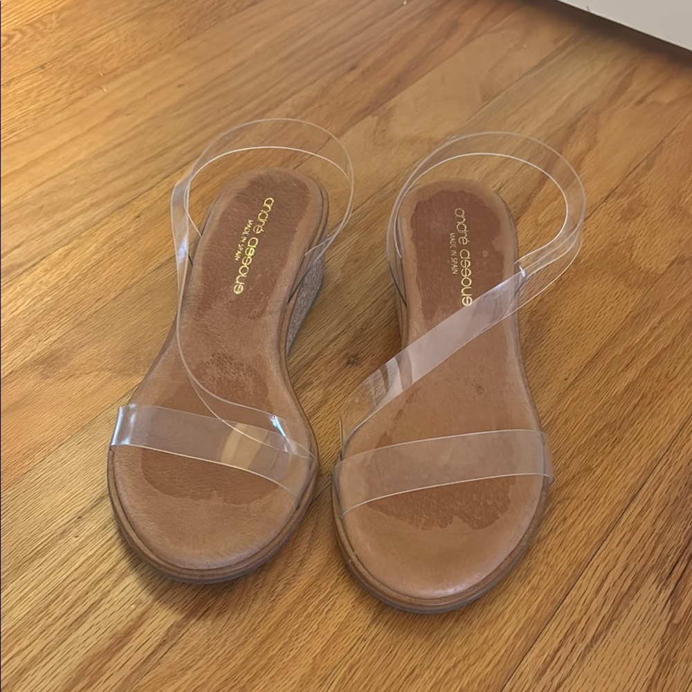 Andre Assous  Women's Clear Sandals